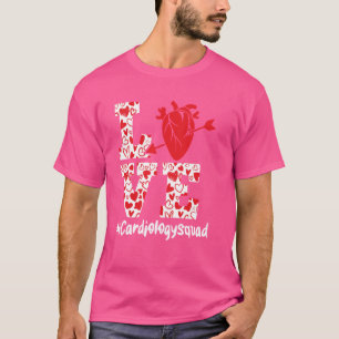 T-shirt Équipe de cardiologie adorée Sonographe Infirmière