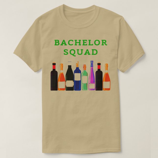 T-shirt Équipe de célibataire t (Design devant)