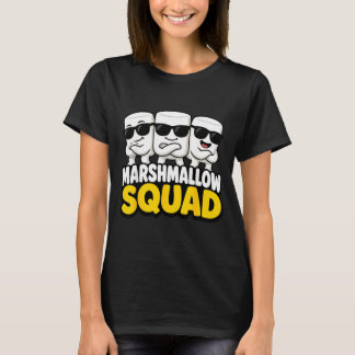T-shirt Équipe de chamallows feux de camp s'mores