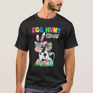T-shirt Équipe de chasse aux œufs Œufs de Pâques Lapin de