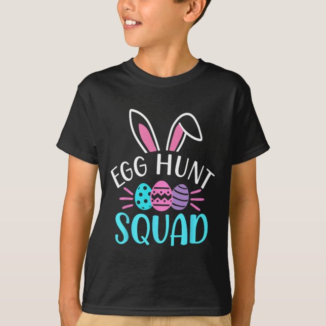 T-shirt Équipe de chasse aux œufs Saison de chasse (Devant)