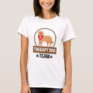 T-shirt Équipe de chien thérapeutique