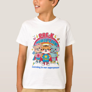 T-shirt Équipe de choc de pré-maternelle – Petits mais pui