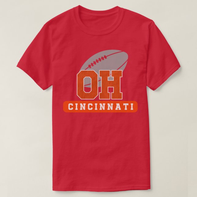 T-shirt Équipe de Cincinnati 4 (Design devant)
