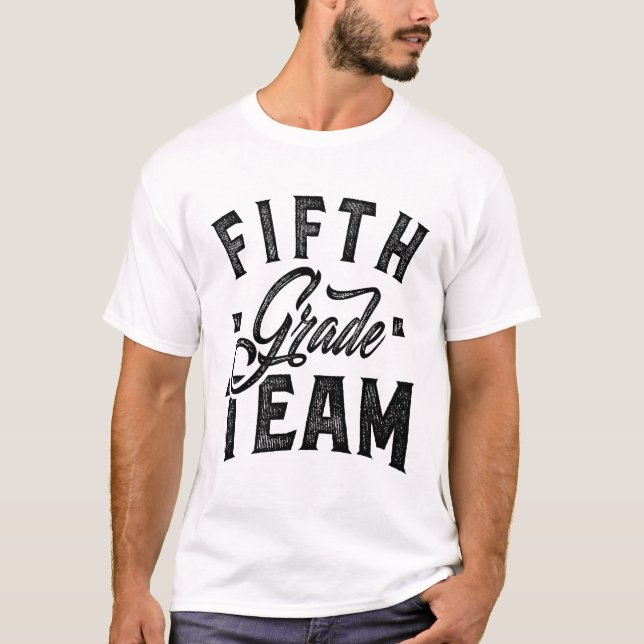 T-shirt Équipe de cinquième année (Devant)