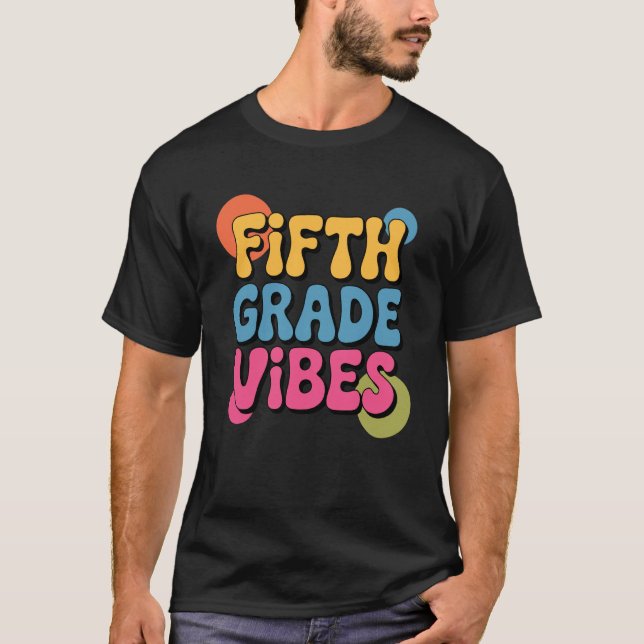T-shirt Équipe de cinquième année 5e année Professeur de r (Devant)
