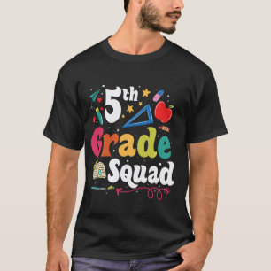 T-shirt Équipe de cinquième année rentrée scolaire élèves 