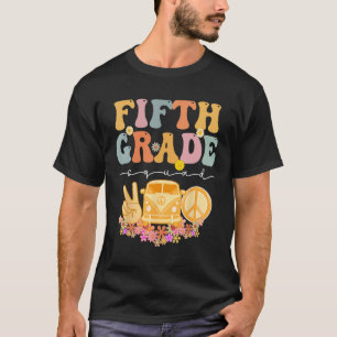 T-shirt Équipe de cinquième année Rétro Super Premier jour