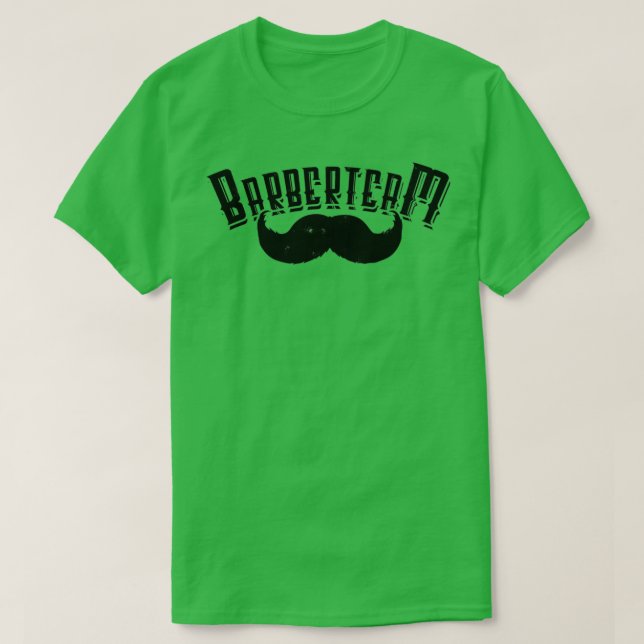 T-shirt Équipe de coiffeur Barberteam pour Barber Shop (Design devant)
