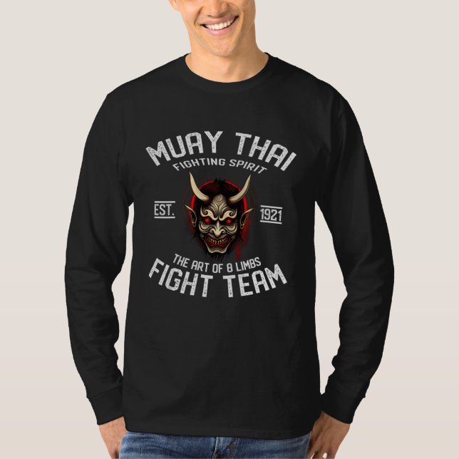 T-shirt Équipe de combat Muay Thai Oni Warrior  5 (Devant)