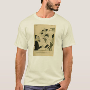 T-shirt Équipe de comédie de caricature des frères 1924 de