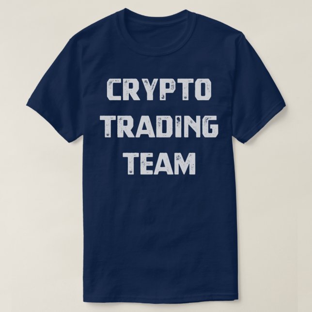 T-shirt Équipe de commerce de crypto (Design devant)