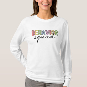T-shirt Équipe de comportement Thérapeute comportemental