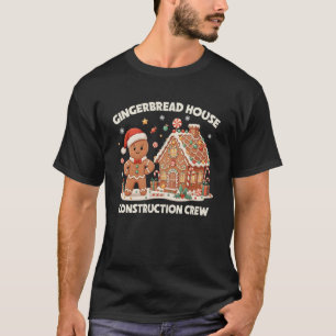 T-shirt Équipe de construction de maison en pain d'épices