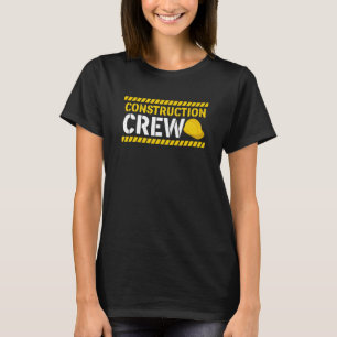 T-shirt Équipe de construction et travailleur routier