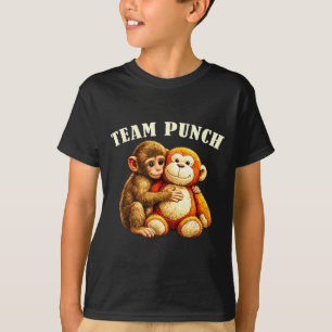 T-shirt Équipe de coup de poing de bébé singe