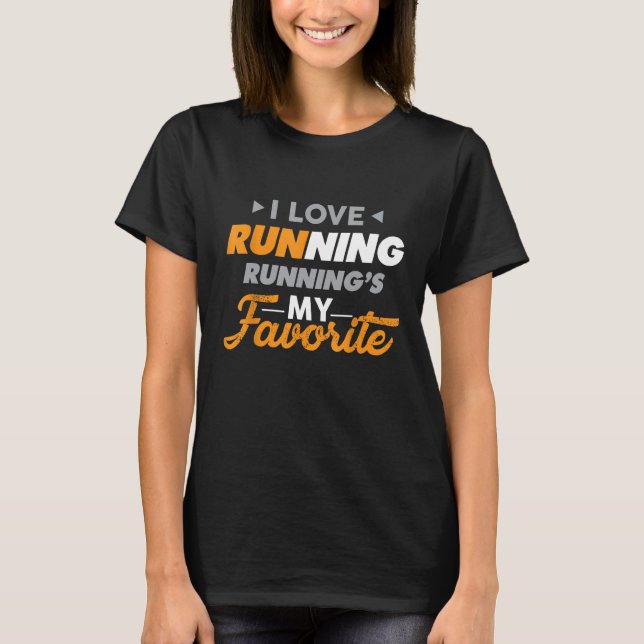 T-shirt Équipe de coureur du Marathon pour les fans de cou (Devant)