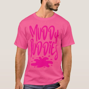 T-shirt Équipe de course dans la boue Amis de la boue