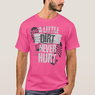 T-shirt Équipe de course dans la boue drôle de jardinage m