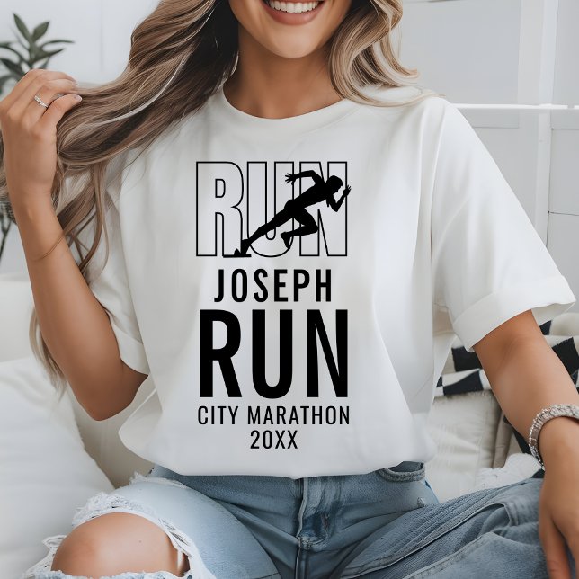 T-shirt Équipe de course de l'équipe de soutien de maratho (Créateur téléchargé)