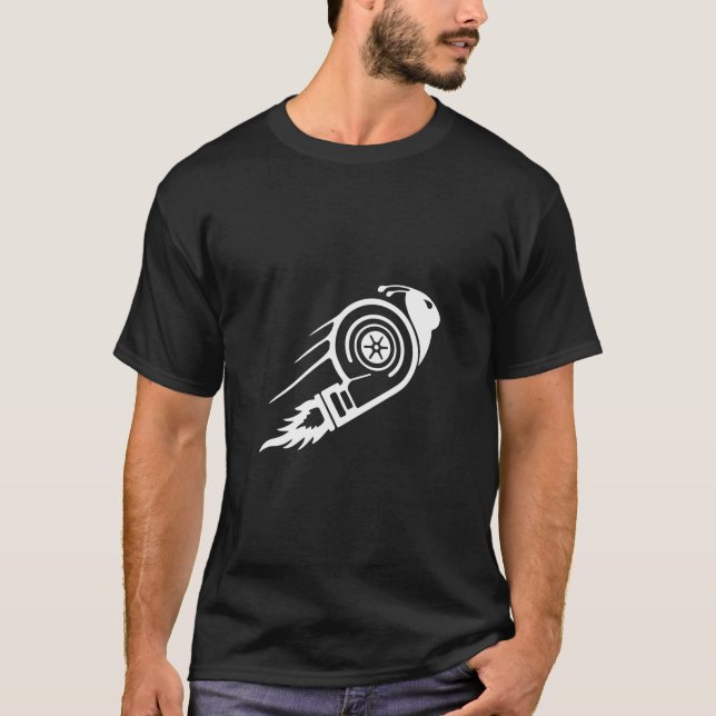 T-shirt Équipe de course Turbo Snail Boost (Devant)