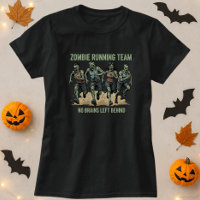 Équipe de course Zombie d'Halloween Aucun cerveau