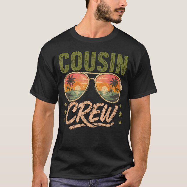 T-shirt Équipe de cousins 2026 (Devant)