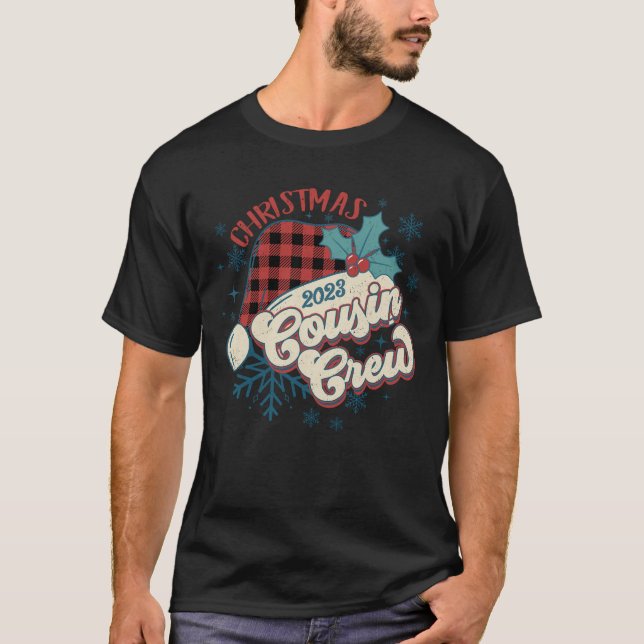 T-shirt équipe de cousins de Noël 202holiday (Devant)