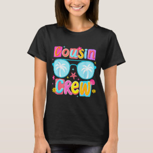 T-shirt équipe de cousins drôles vacances d'été voyage pla