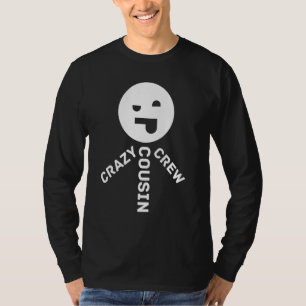 T-shirt Équipe de cousins fous Bâton de clown Joker Réunio