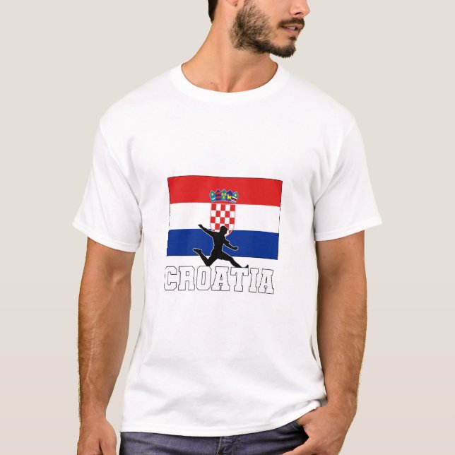 T-shirt Équipe de Croatie de football (Devant)