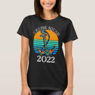 T-shirt Équipe de croisière 2022 Cuir de vache Léopard Anc