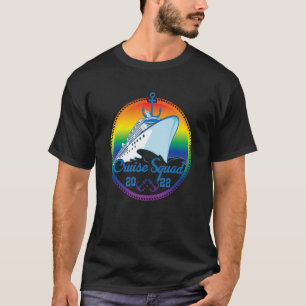 T-shirt Équipe De Croisière 2022 Famille Avec Ancres Vacat