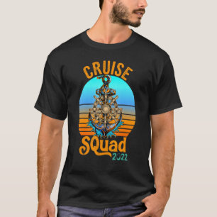 T-shirt Équipe de croisière 2022 Famille de croisière Leop