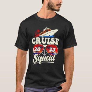 T-shirt Équipe de croisière 2023 Vibes d'été correspondant