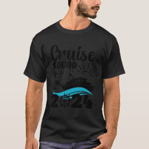T-shirt Équipe De Croisière 2024 Drôle Tee Famille Pour Va