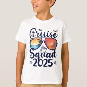 T-shirt Équipe de croisière 2025 Été Vacances Tenues assor