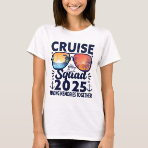 T-shirt Équipe de croisière 2025 Groupe de voyage de vacan