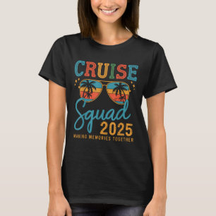 T-shirt Équipe de croisière 2025 Groupe familial correspon
