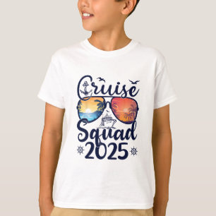 T-shirt Équipe de croisière 2025 Vacances d'été Famille as