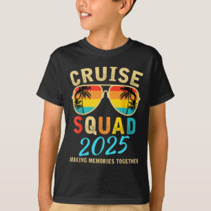 T-shirt Équipe de croisière 2025 Vacances d'été tenue coor