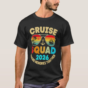 T-shirt Équipe de croisière 2026 Vacances d'été en famille