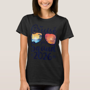 T-shirt Équipe de croisière 2026 Vacances d'été en famille