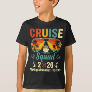 T-shirt Équipe de croisière 2026 vacances d'été famille as