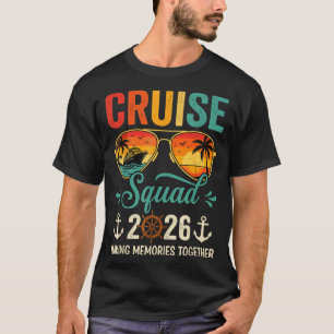 T-shirt Équipe de croisière 2026 vacances d'été famille as