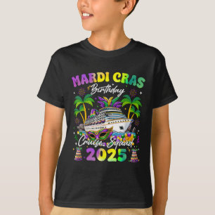T-shirt Équipe de croisière d'anniversaire Mardi Gras V
