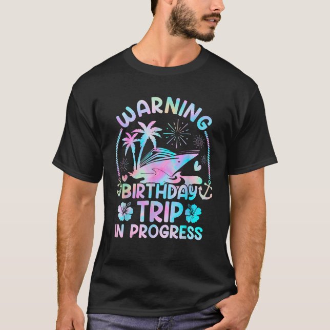 T-shirt Équipe de croisière d'anniversaire Rassembler des  (Devant)