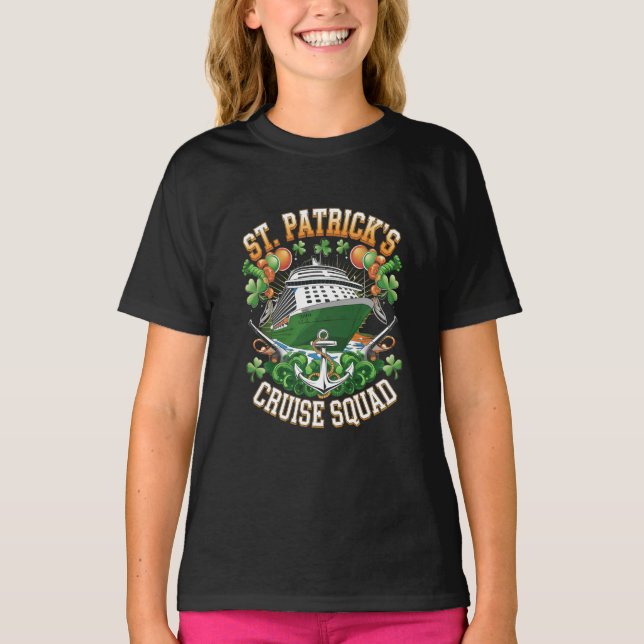 T-shirt Équipe de croisière de la Saint-Patrick 2025 tenue (Devant)