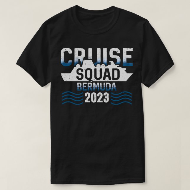 T-shirt Équipe de croisière des Bermudes 2023 (Design devant)