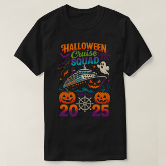 T-shirt Équipe de croisière d'Halloween 2025 à jumelage